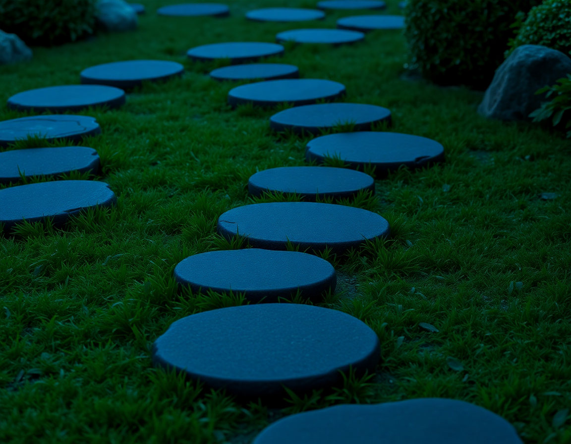 Pietre decorative in gradina zen cu nisip si muschi